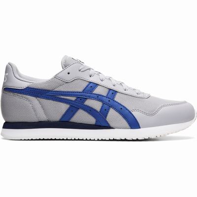 Asics Tiger Runner - Miesten Tennarit - Harmaat/Sininen